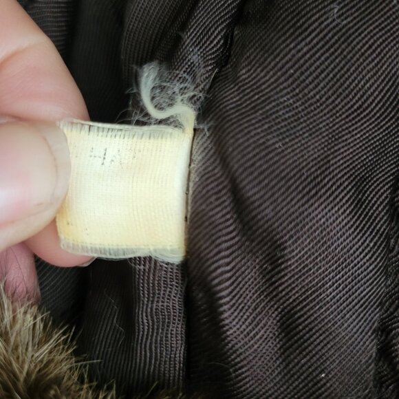 Yukon Tracks Hat Trapper Aviator Faux Fur Lined Ear Flap Winter Mens Large Brown - Picture 7 of 8